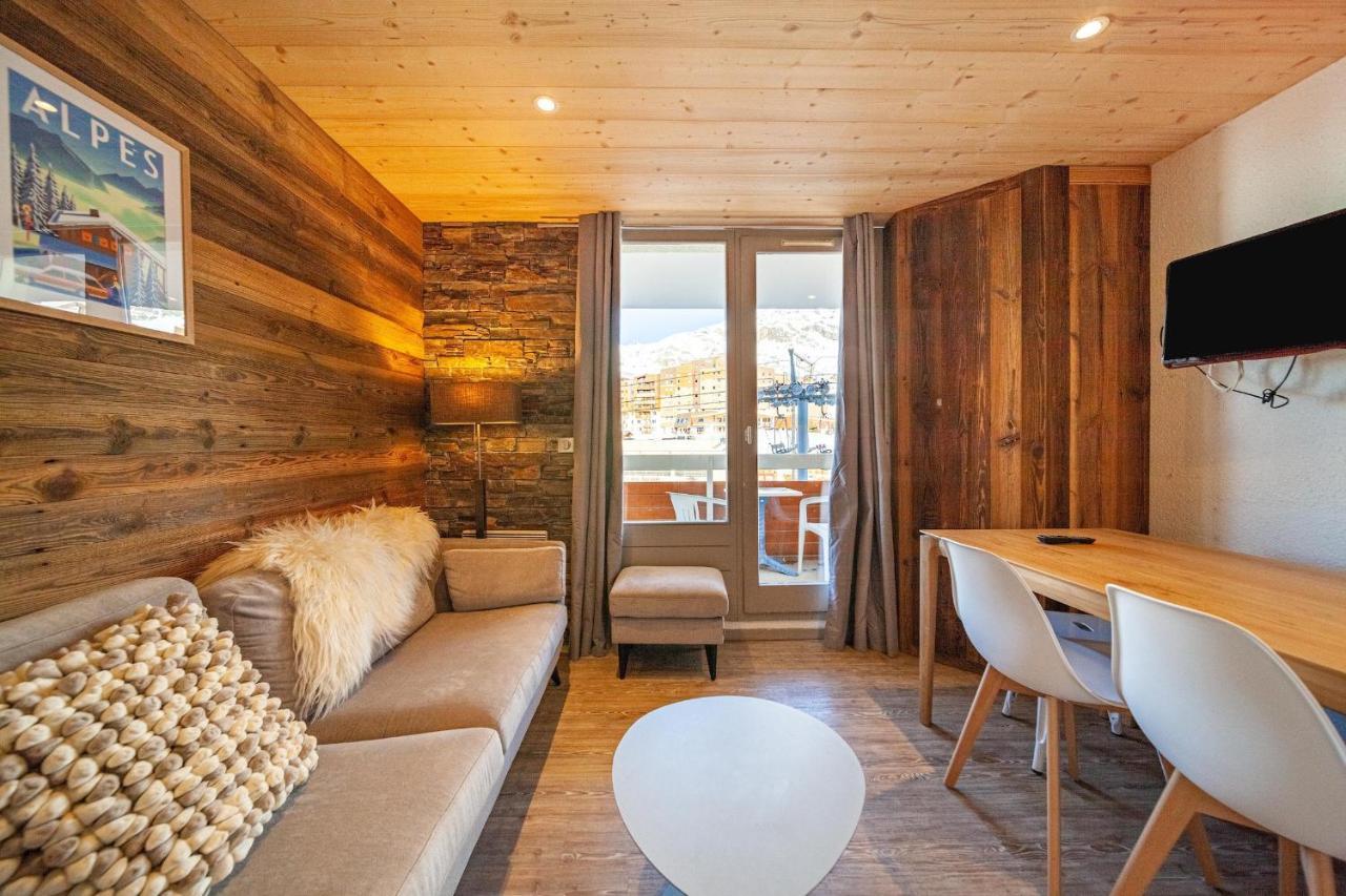 Appartement Pour 5 - Residence Avec Piscine Et Spa Huez Kültér fotó